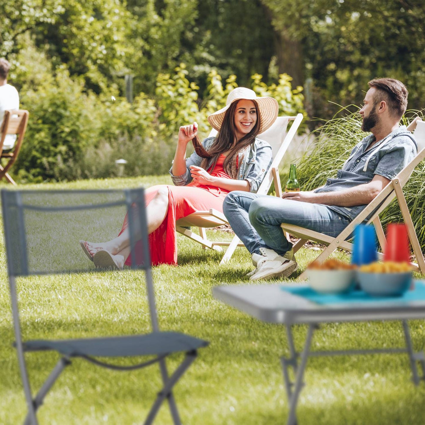 Foldable garden chair