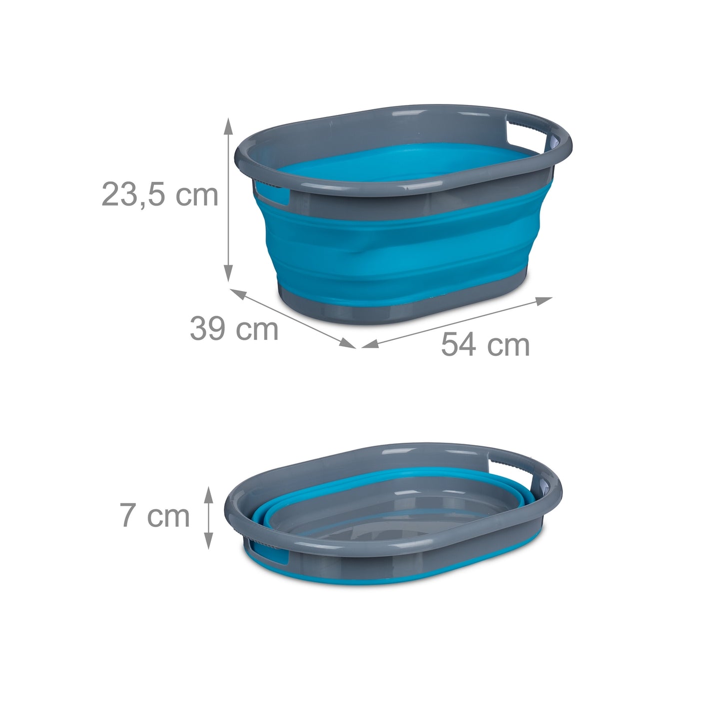 Foldable laundry basket 21 l