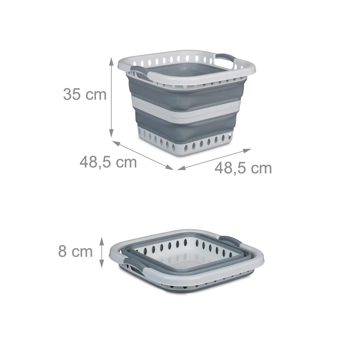 Foldable laundry basket 40 l