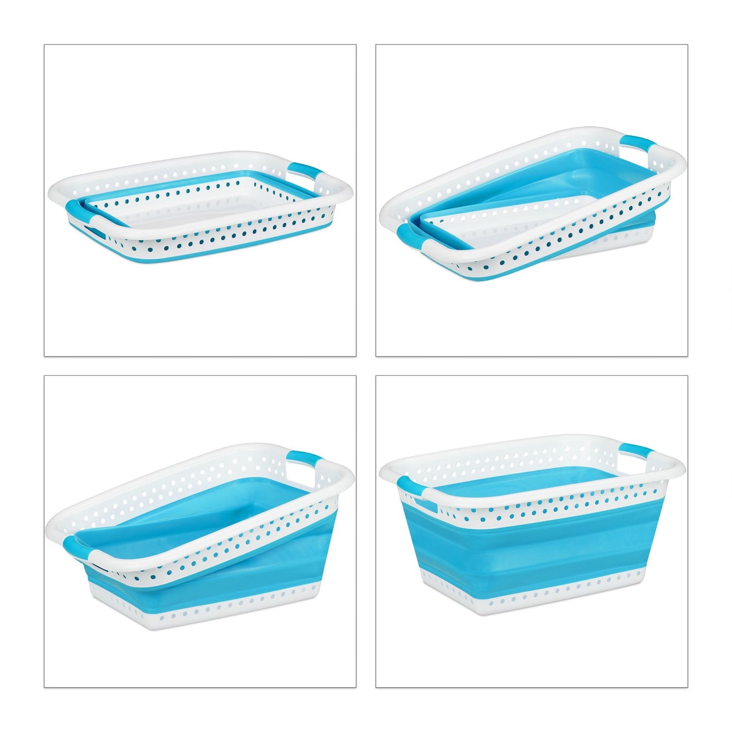 Foldable laundry basket