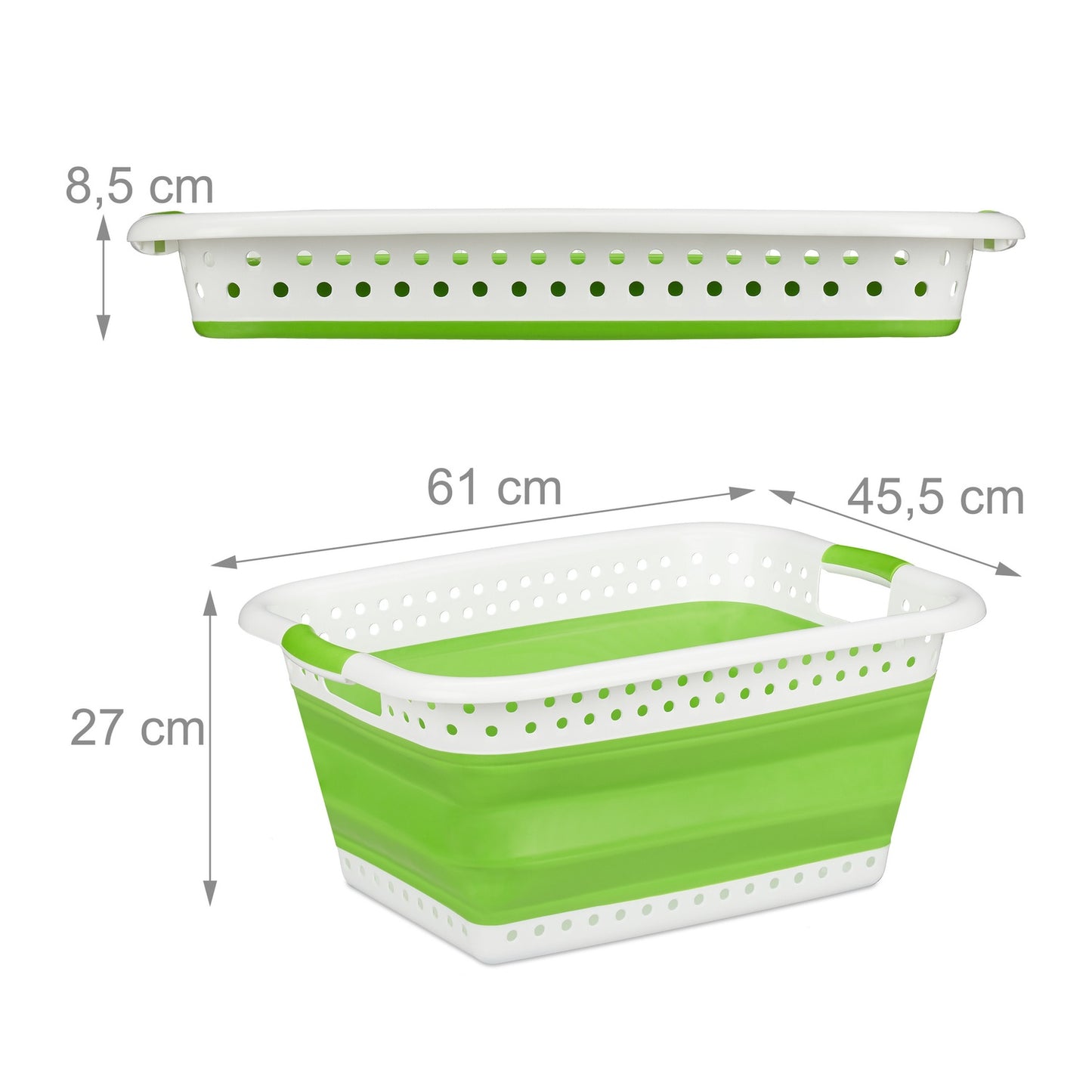 Foldable laundry basket