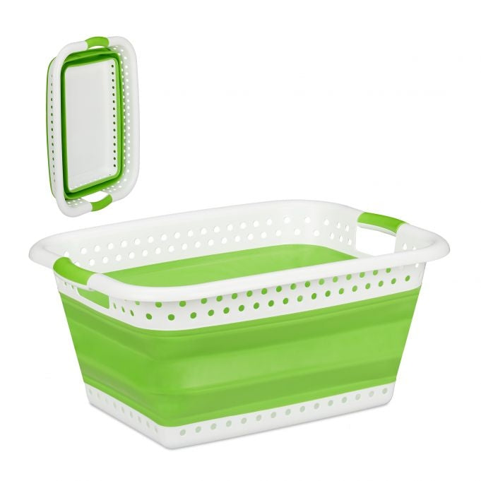 Foldable laundry basket
