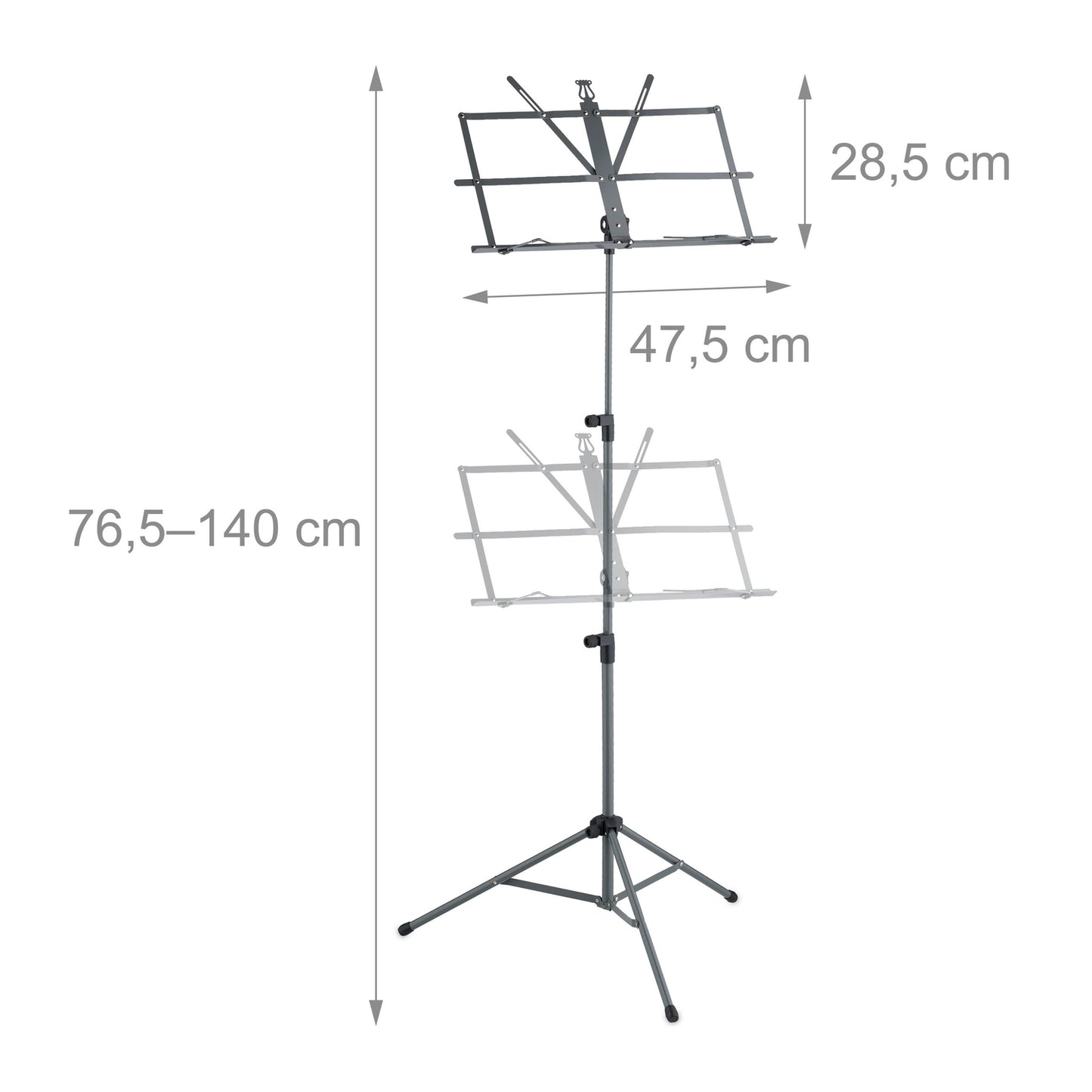 Foldable music stand