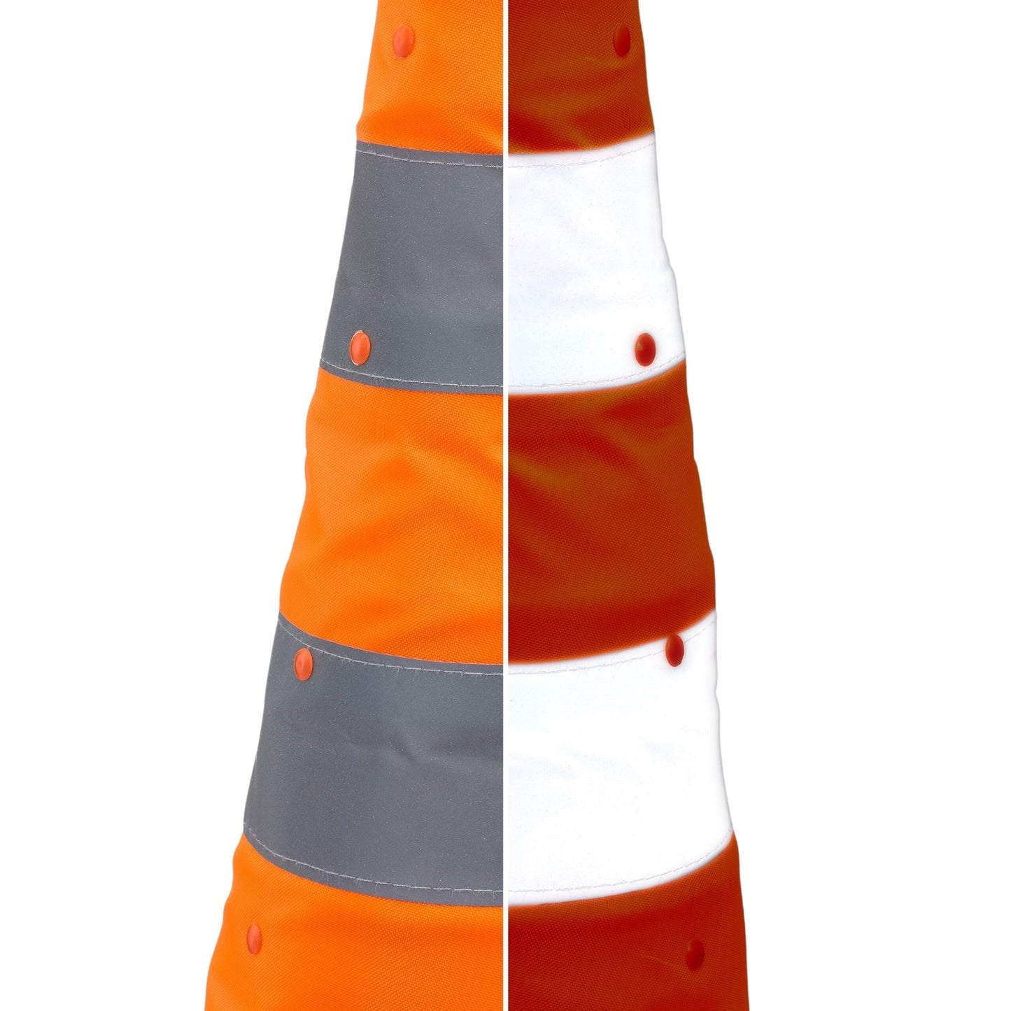 Foldable pylons 70 cm in 2-pack