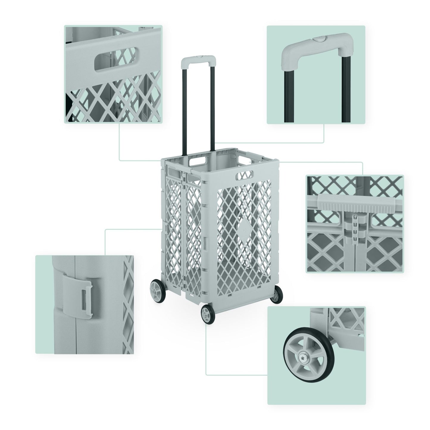 Foldable shopping cart