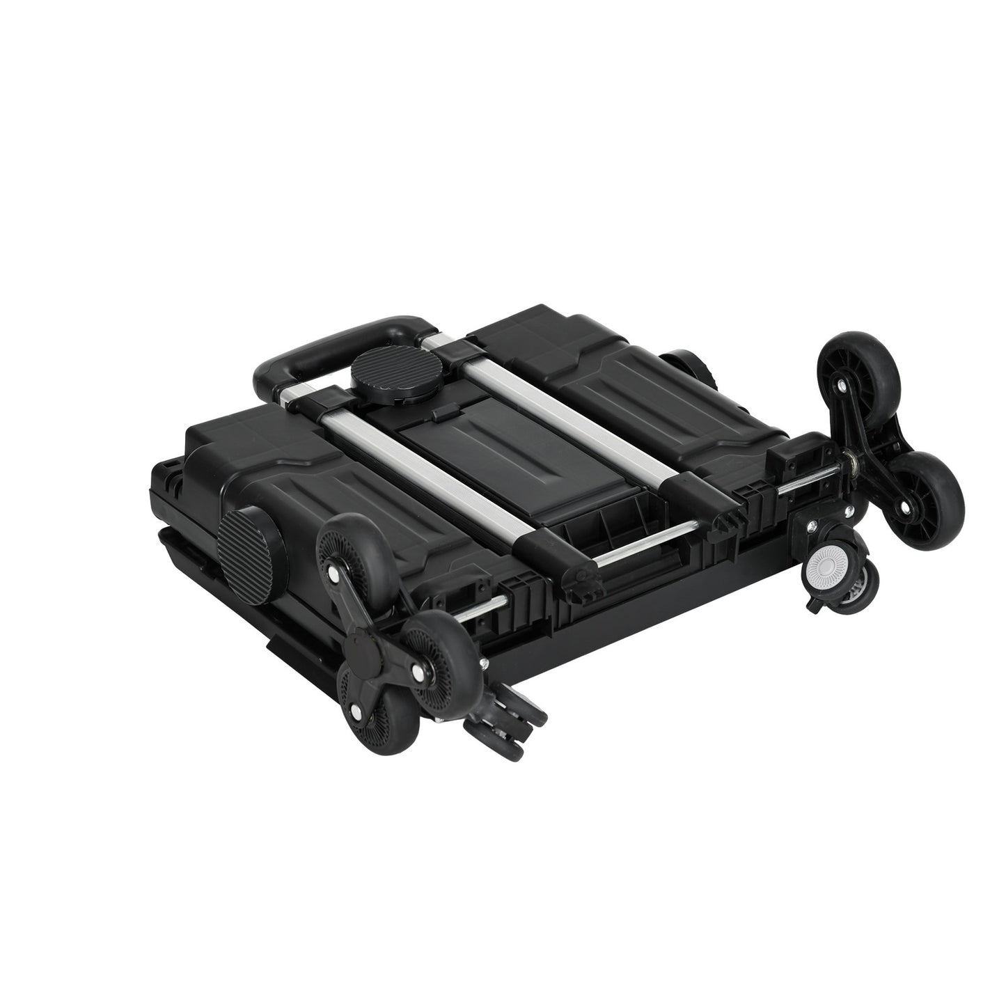 Folding shopping cart, 80 kg capacity, stair climber