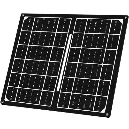 Foldable solar panel with USB charger 1 x USB-A 7W