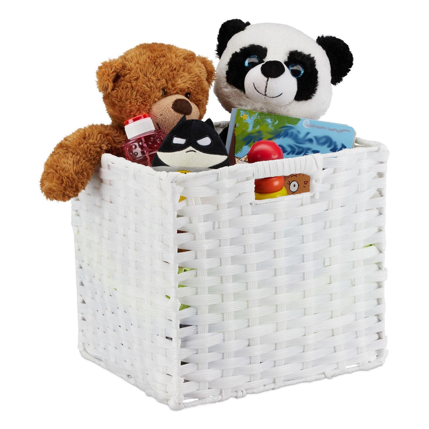 Foldable storage basket