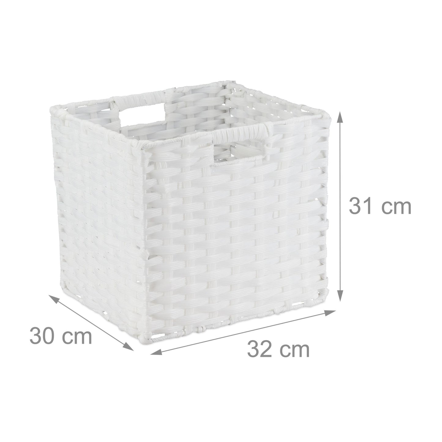 Foldable storage basket
