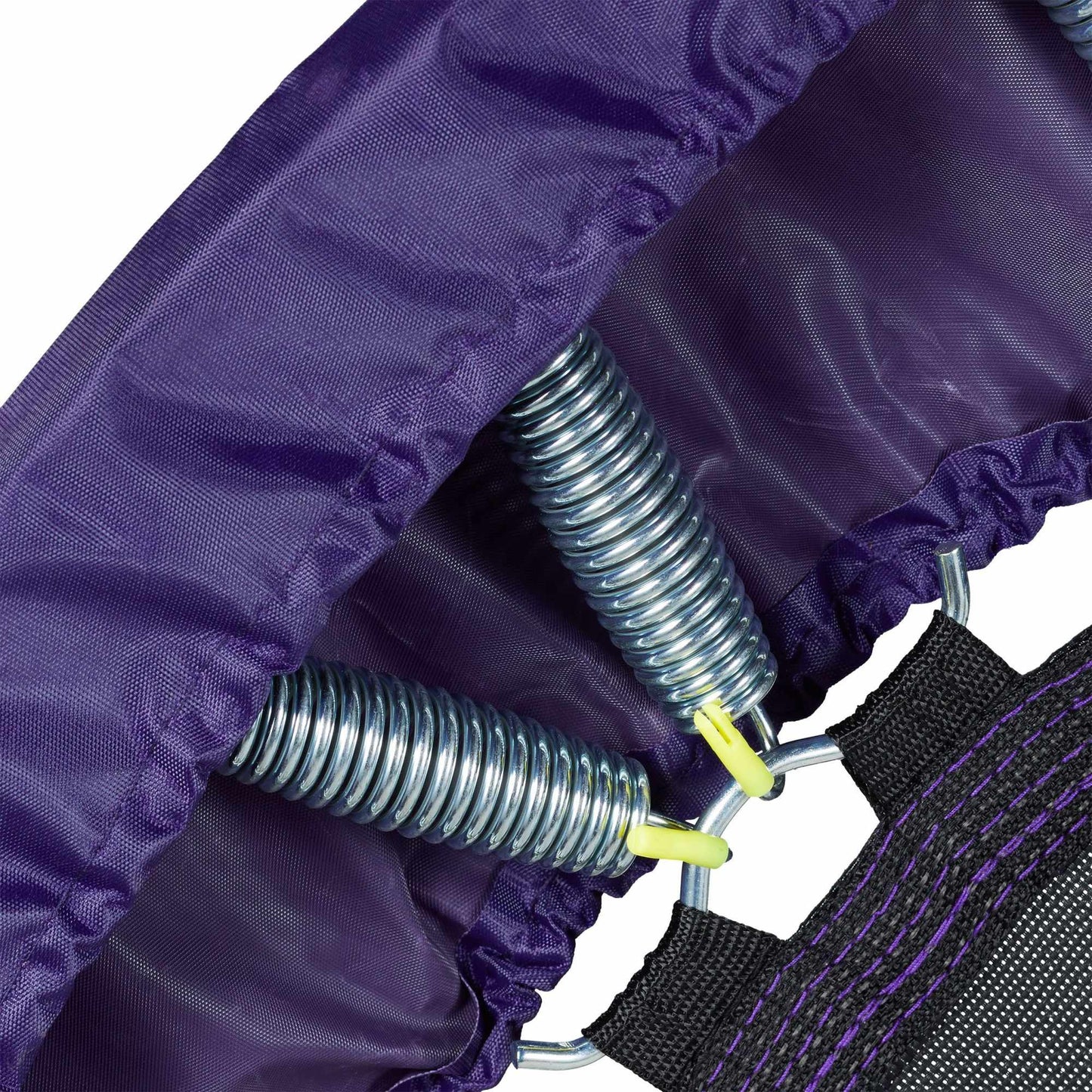 Foldable trampoline with handle