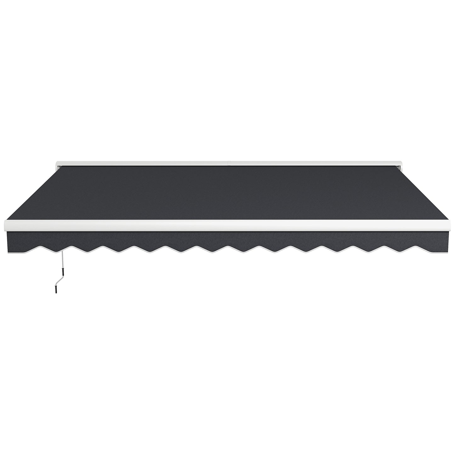 Electric folding arm awning, 4x3m, Remote controlled, Grey