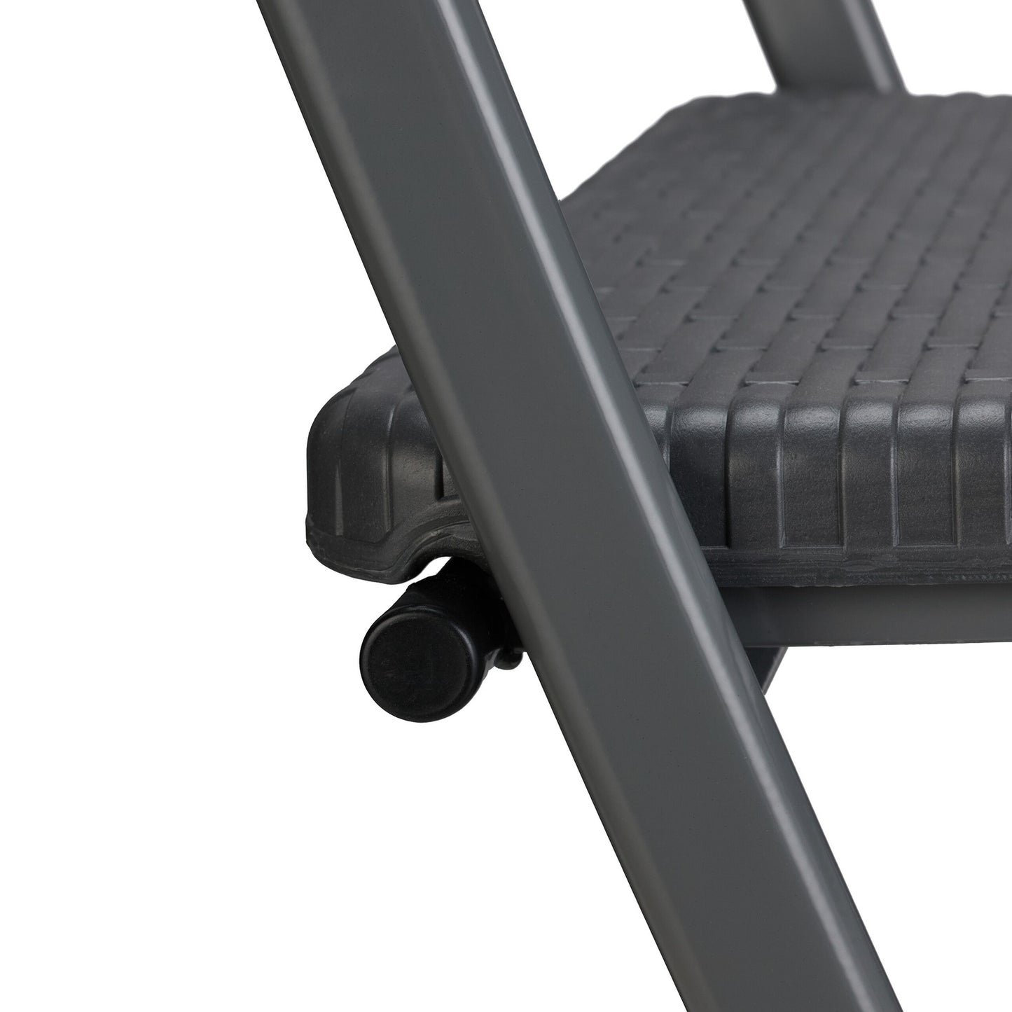 Folding Bar Stools, Weather-Proof Rattan Look