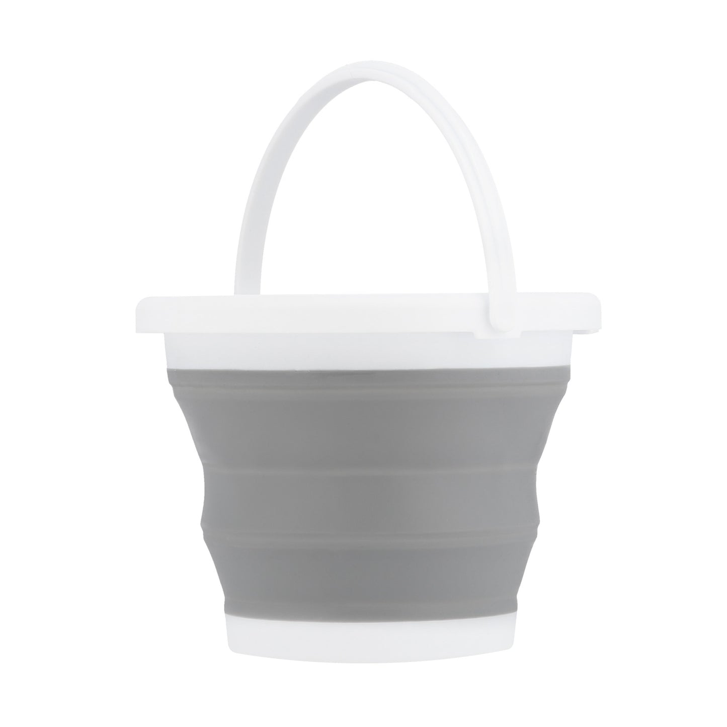 Folding Bucket, Gray, 5L Capacity