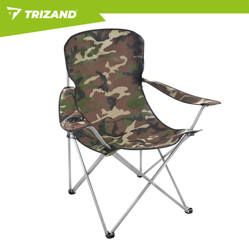 Folding Camo Fishing Chair with Canopy and Mosquito Net