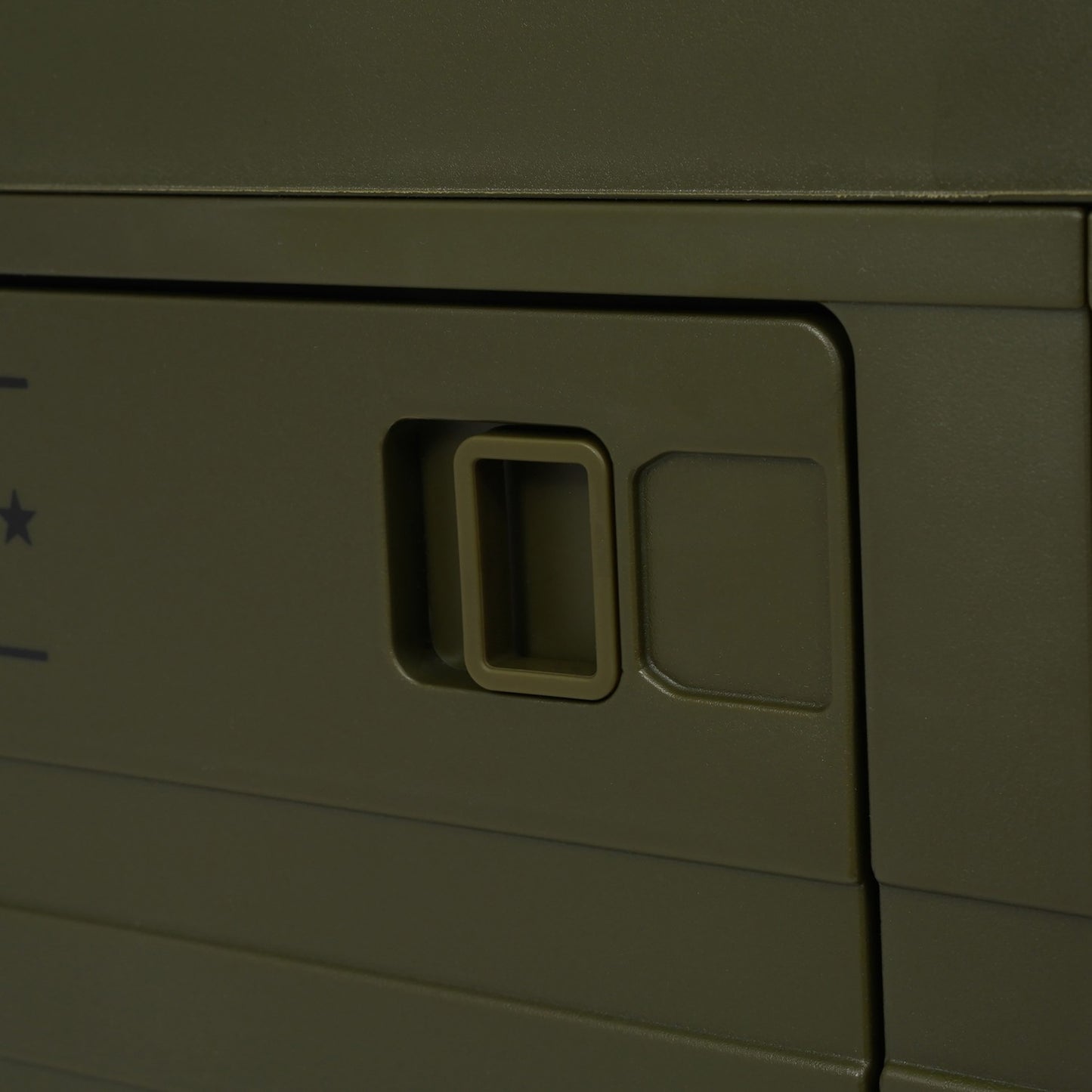 Folding Camping Box with Lid, Green, 50L Capacity