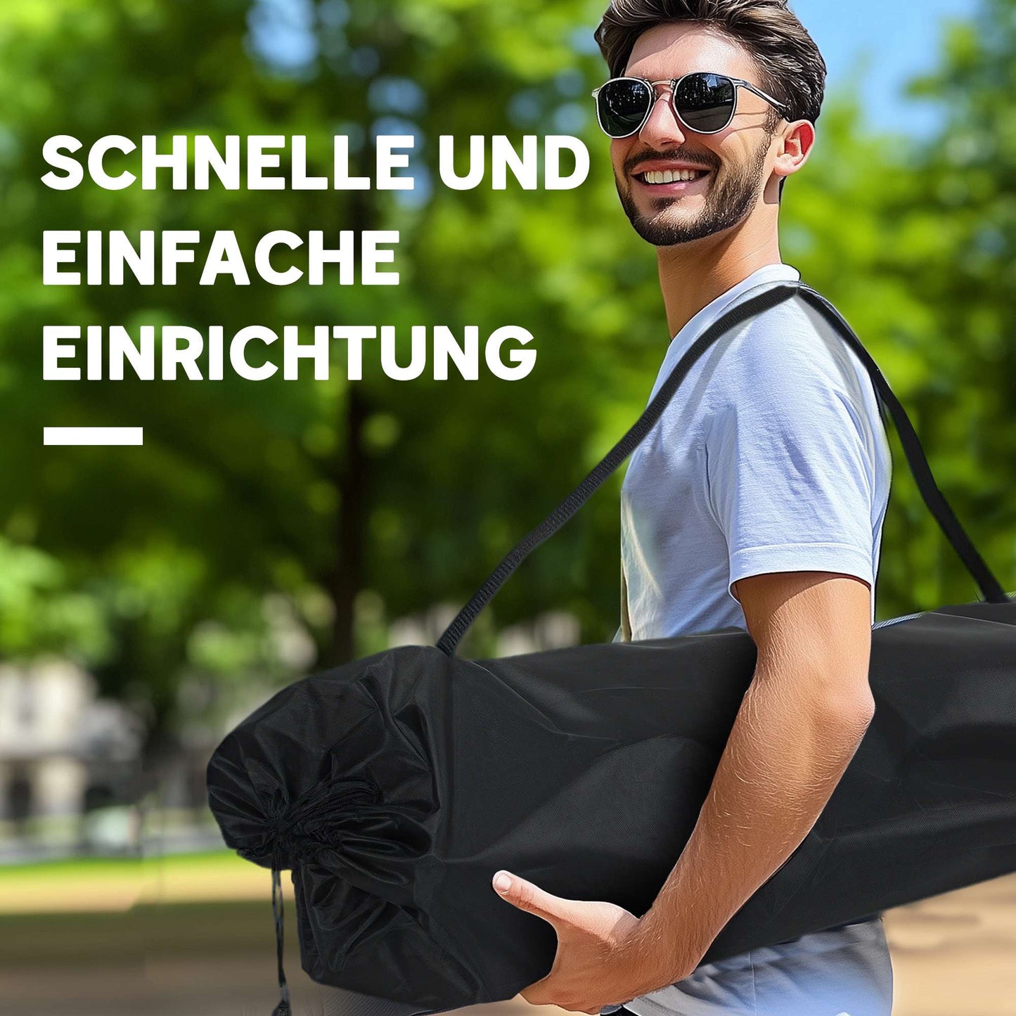 Folding Camping Chair, Dual Padded Seats, 250kg Capacity