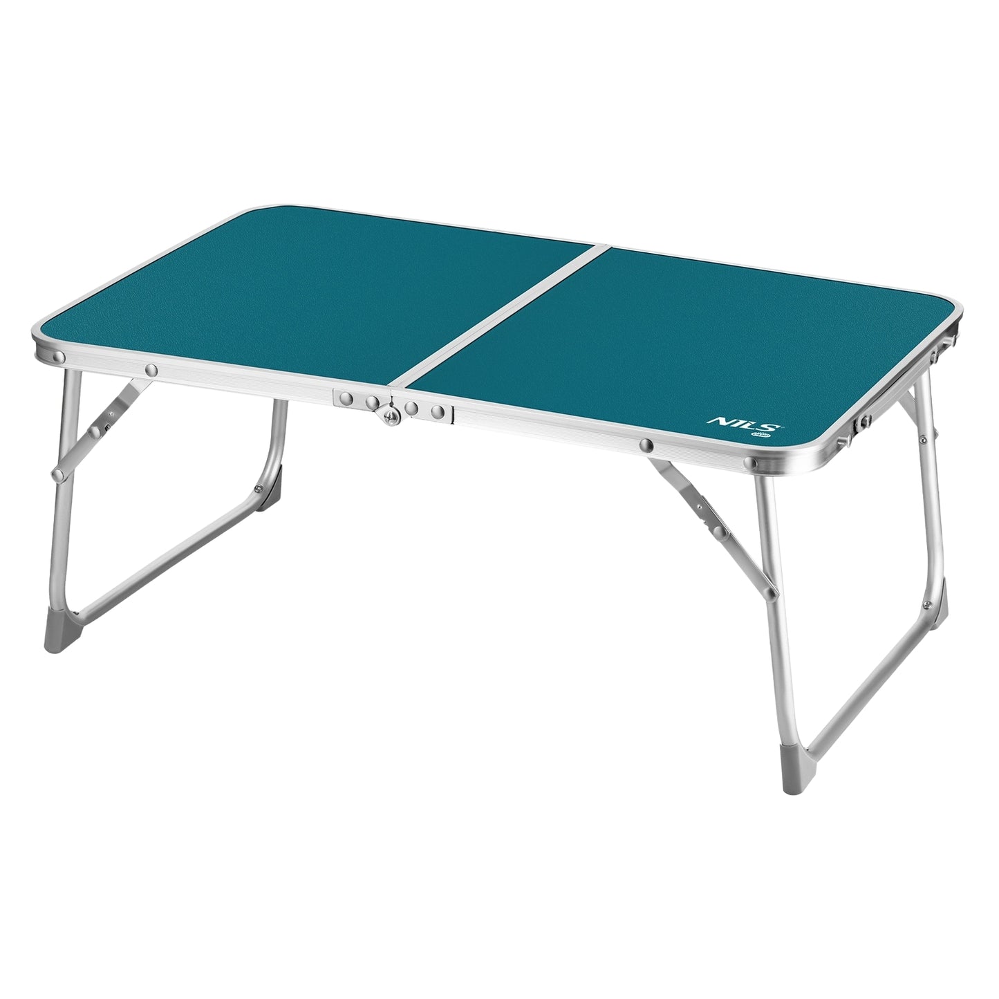 Folding Camping Table, Low Height, Blue