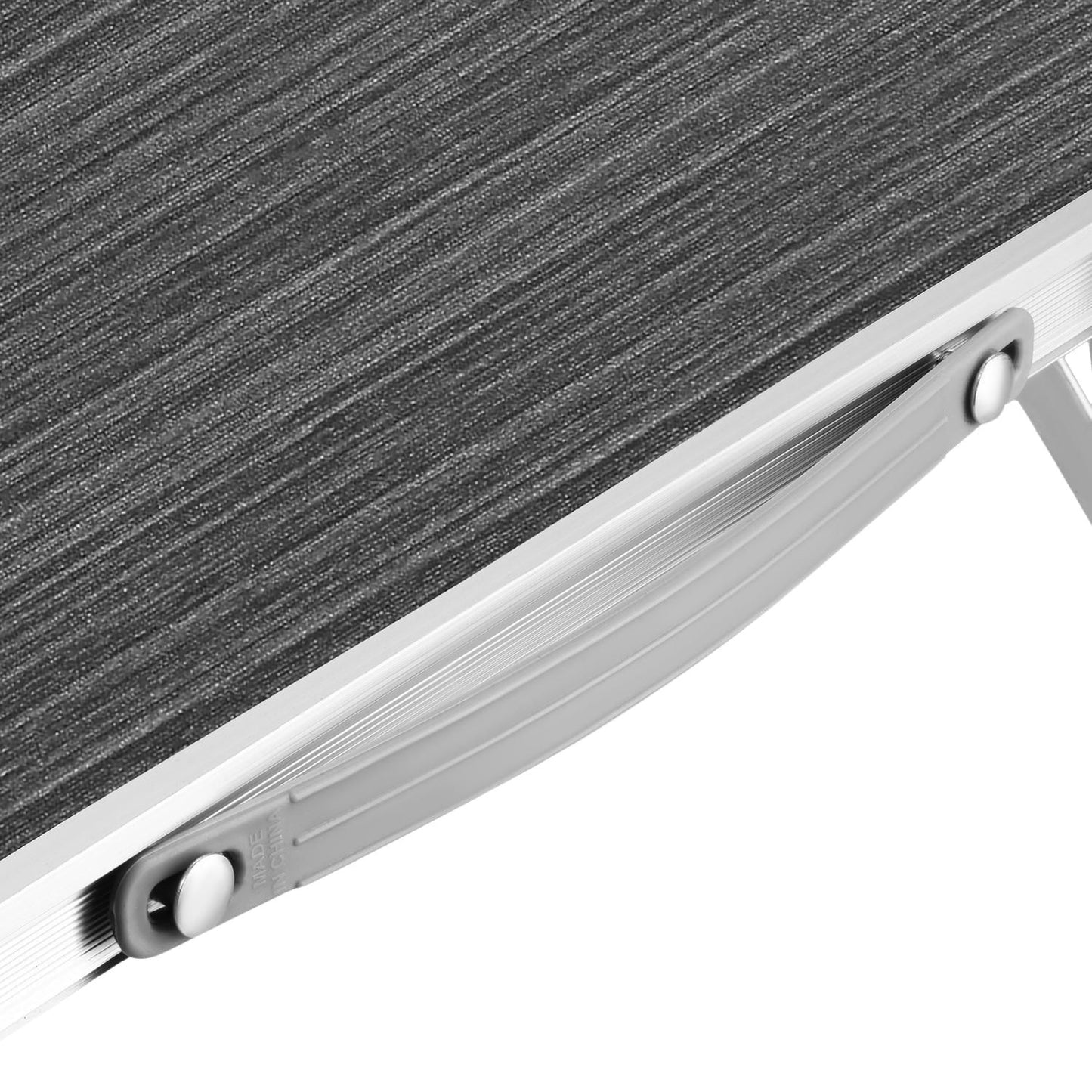 Folding Camping Table, Low Height, Dark Grey