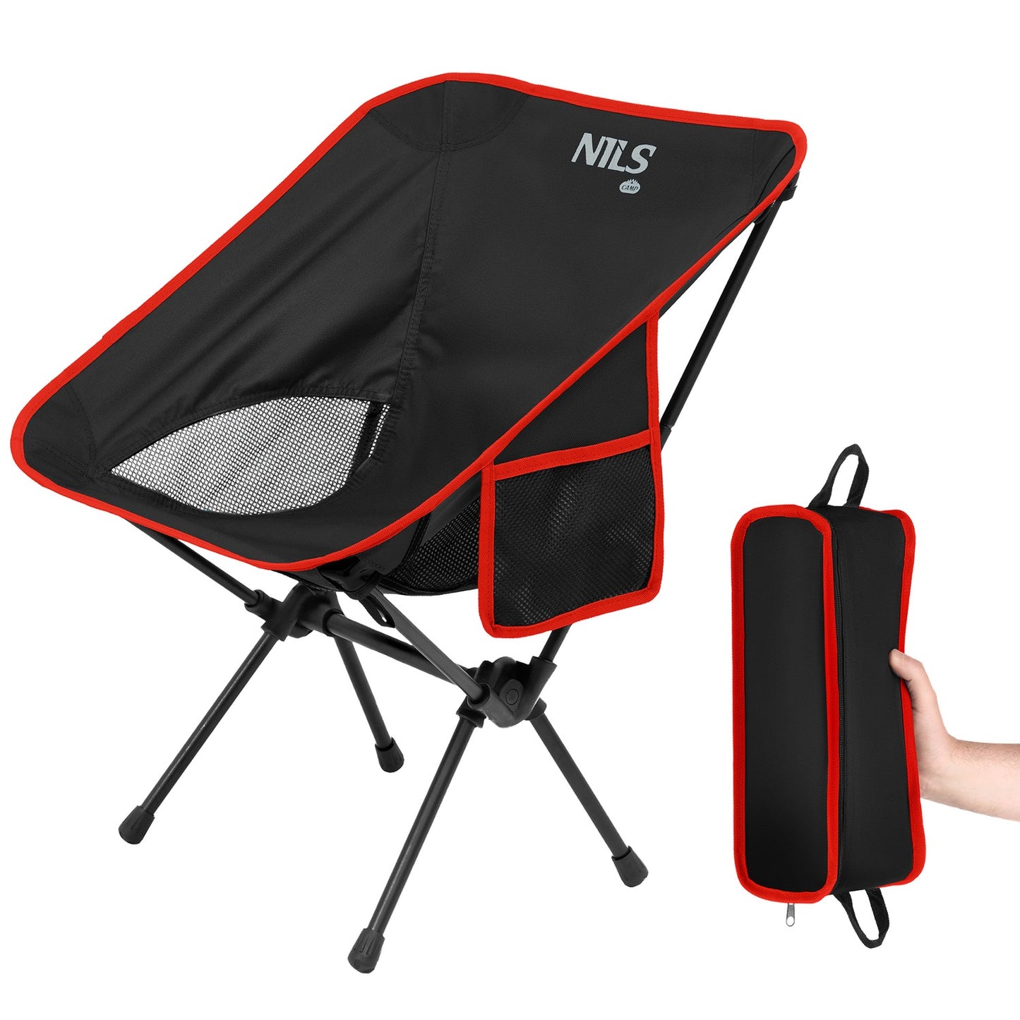 Folding Chair, Ultra Light, Black, Portable