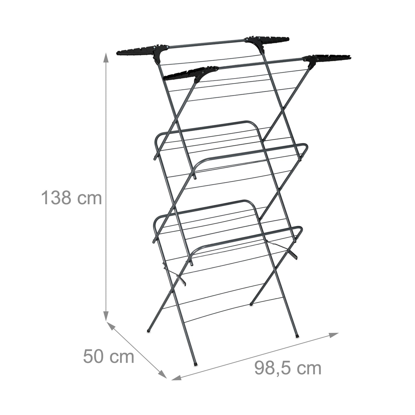 Folding Clothes Airer – Indoor/Outdoor Laundry Rack