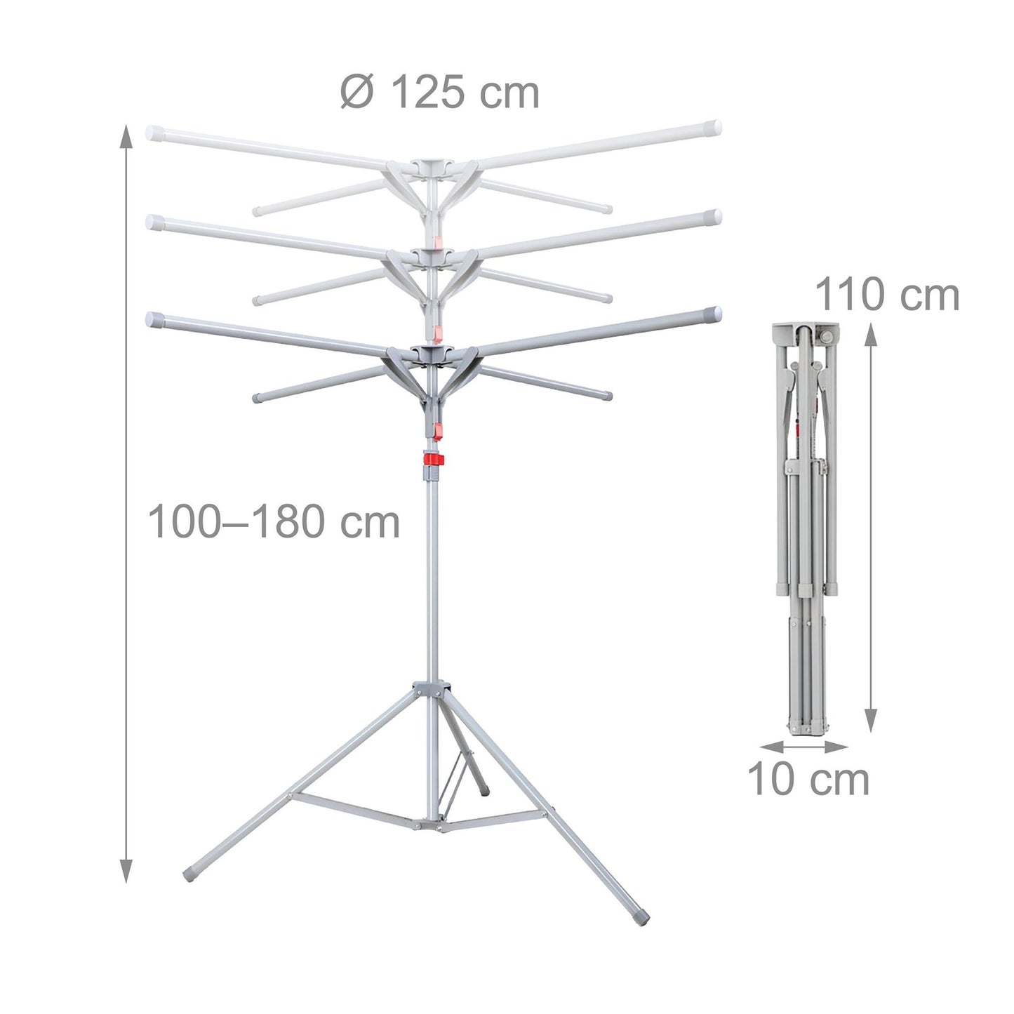 Folding Clothes Drying Rack, Compact, Space-Saving