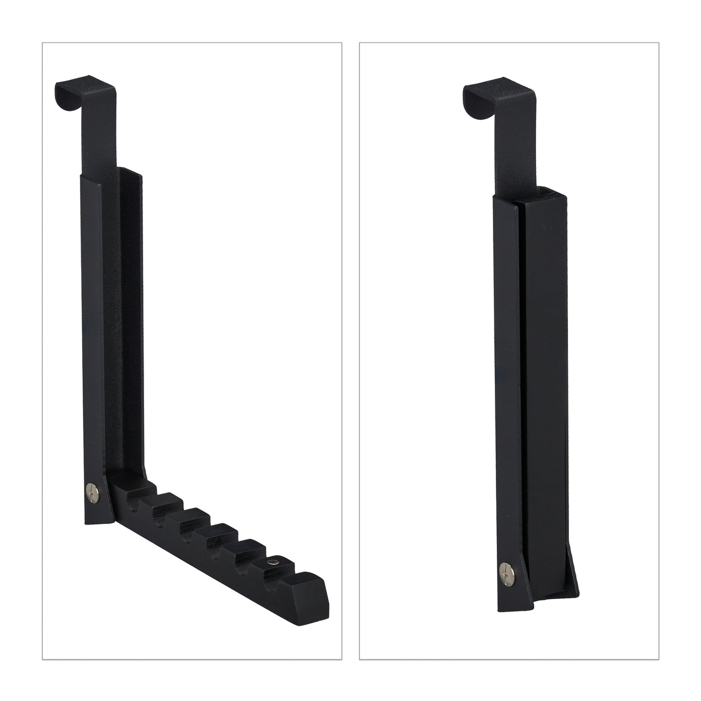 Folding Door Hook in Black