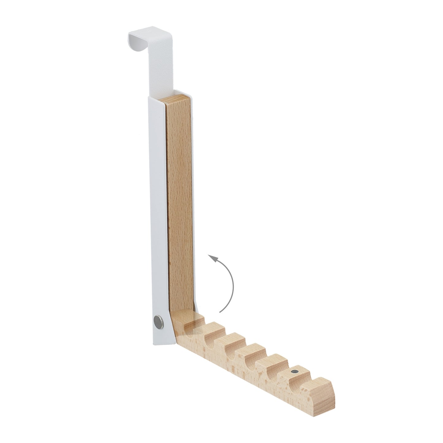 Folding Door Hook in White