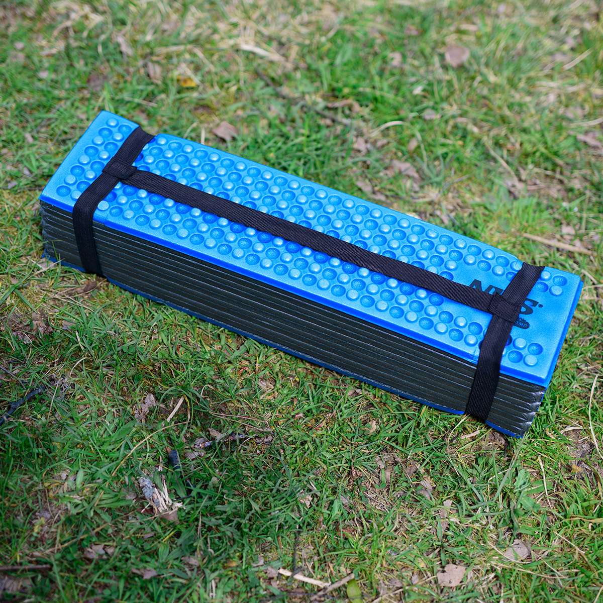 Folding Exercise Mat, 188cm, Blue