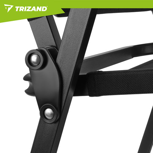 Folding Garden Chair, Black, 75.5x58.5x53.5 cm