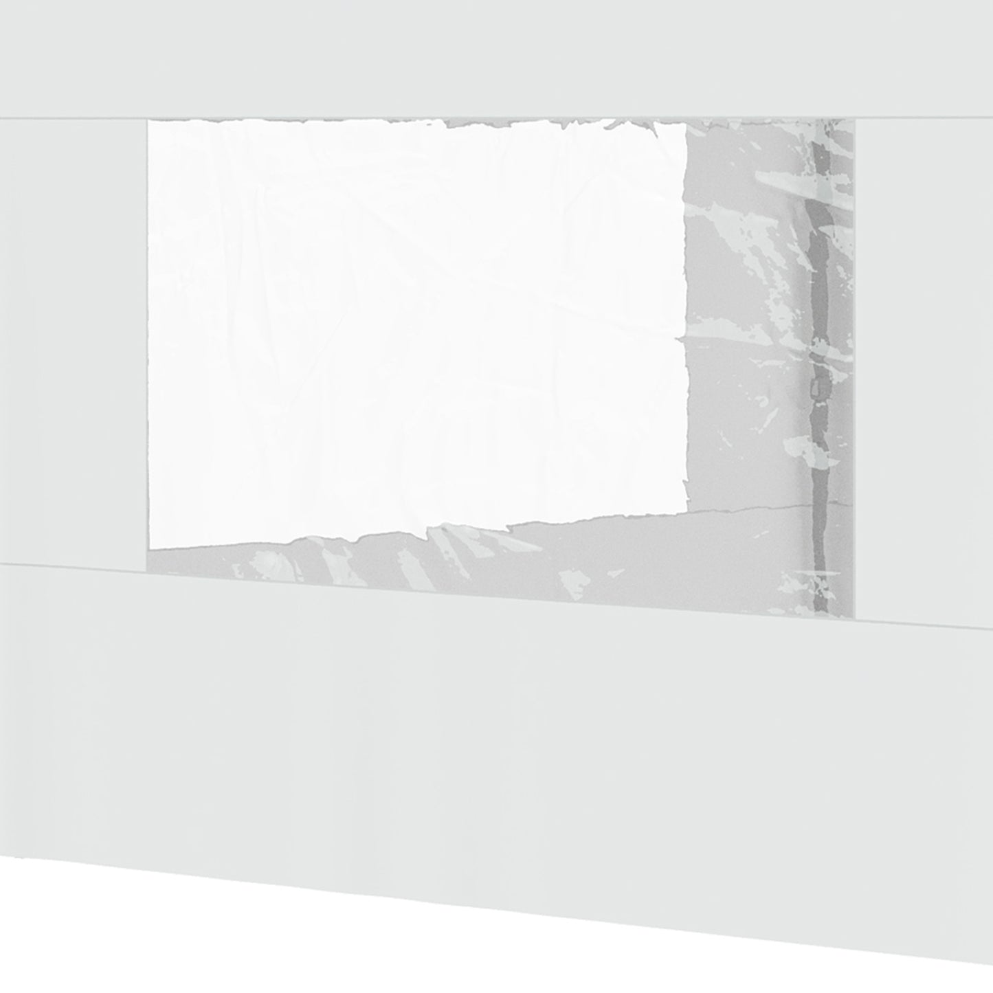 White pop-up garden tent, waterproof, 300 x 300 cm