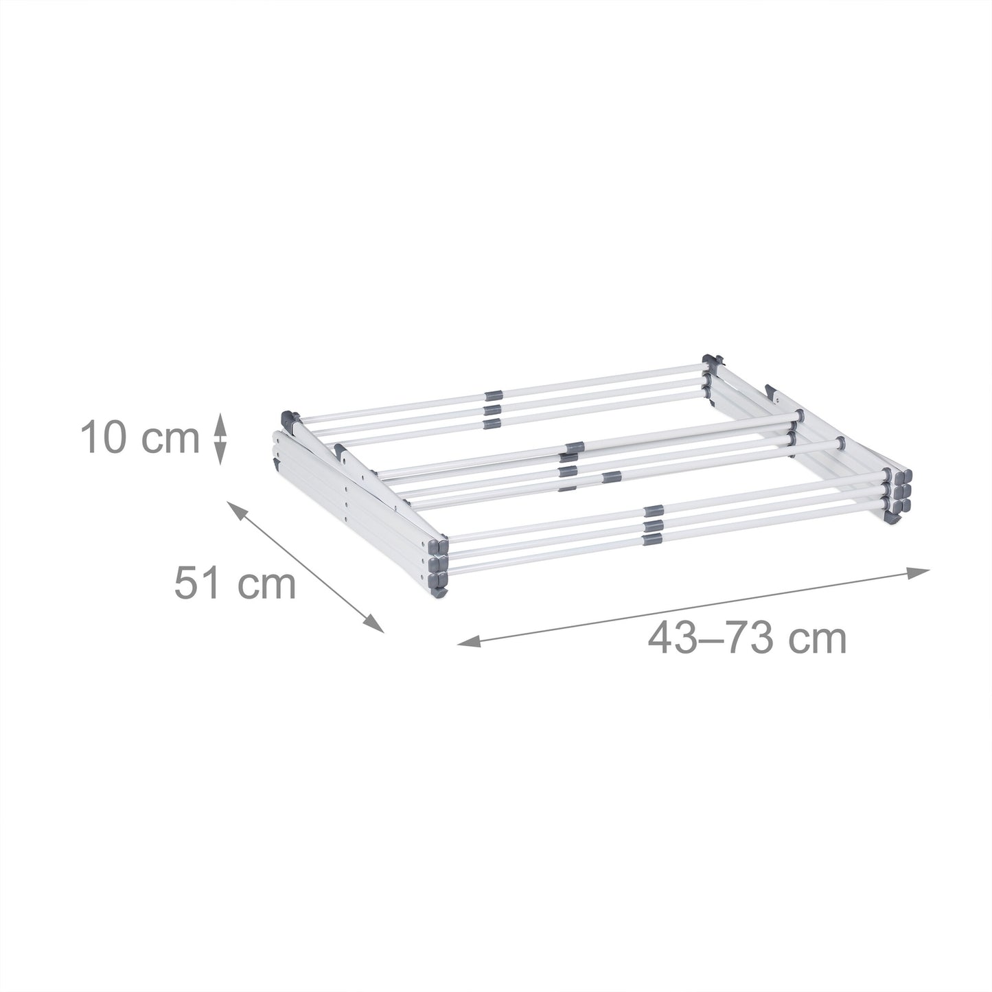 Folding Metal Laundry Rack – Space-Saving Vertical Dryer