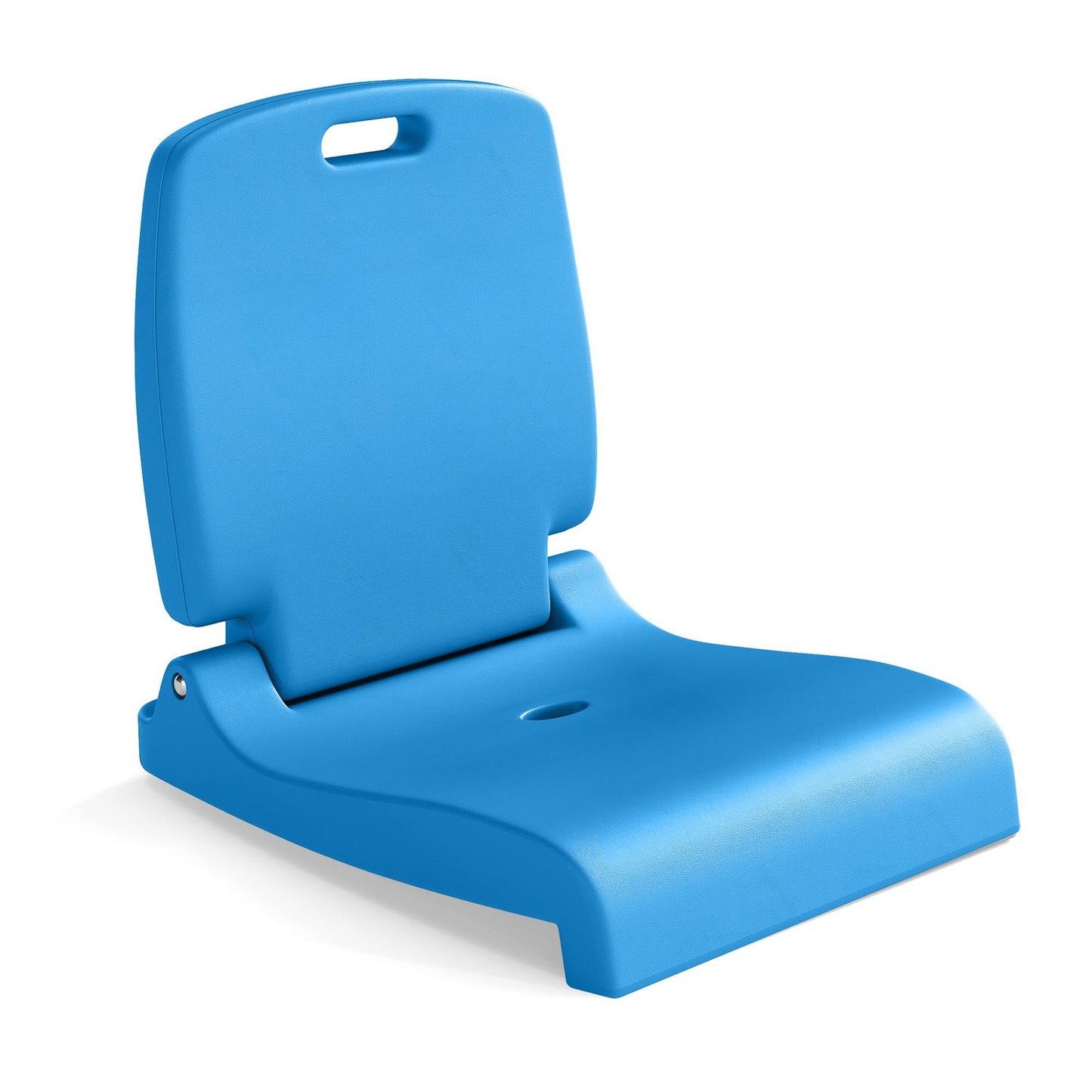 Folding Outdoor Chair with Handle, Drain Hole, Blue