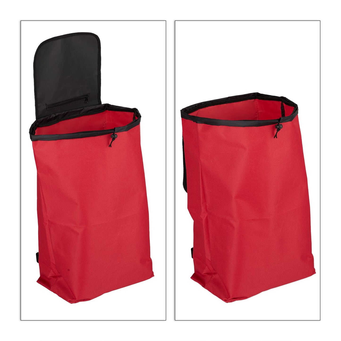 Folding shopping trolley