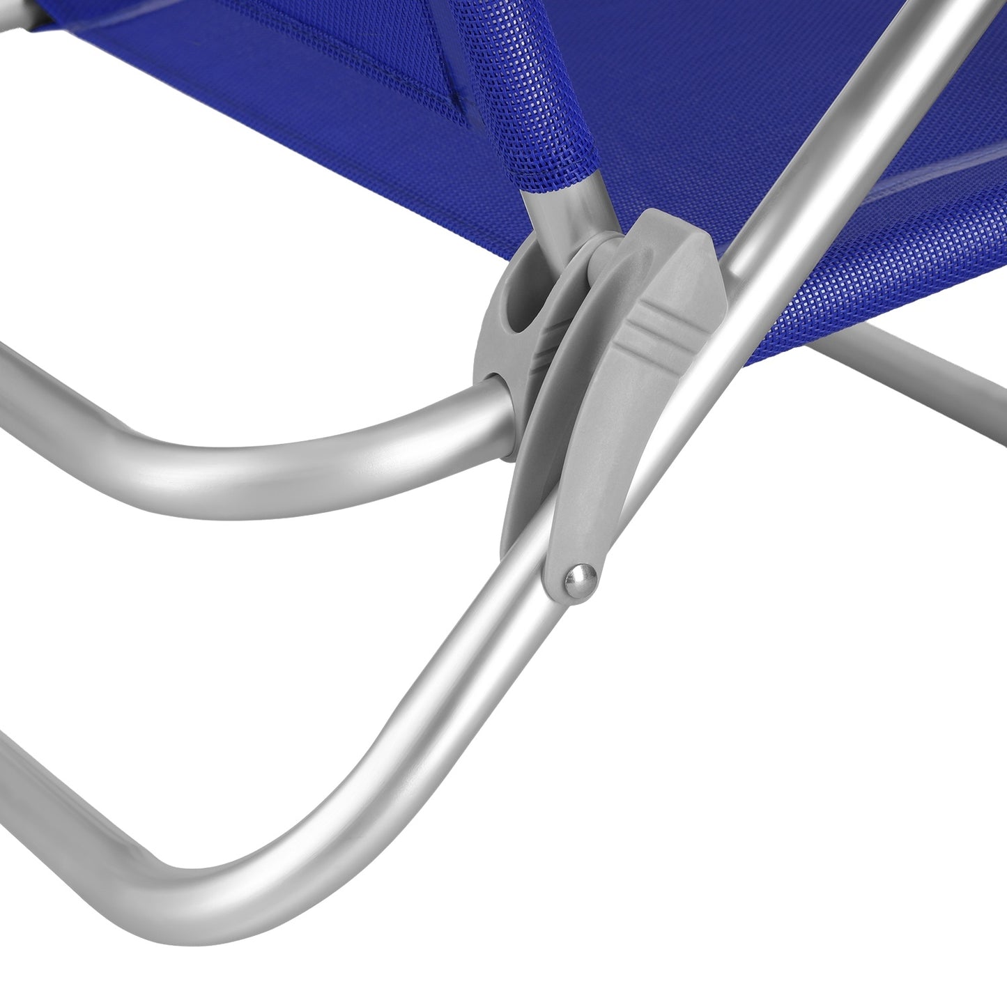 Folding Tourist Chair, Blue-Gray, Compact Design