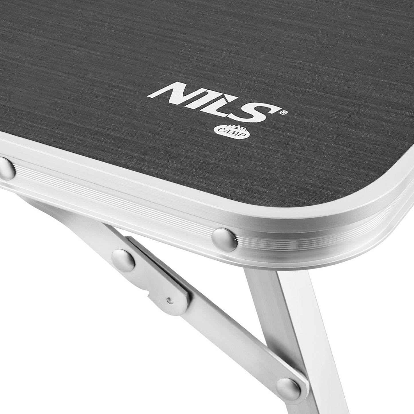 Folding Tourist Table, Low 50x30x20 cm, Grey