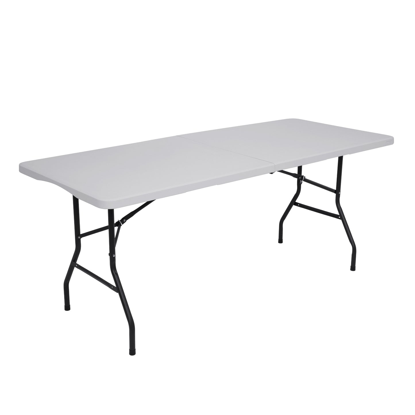 Folding Tourist Table, White, Compact and Portable