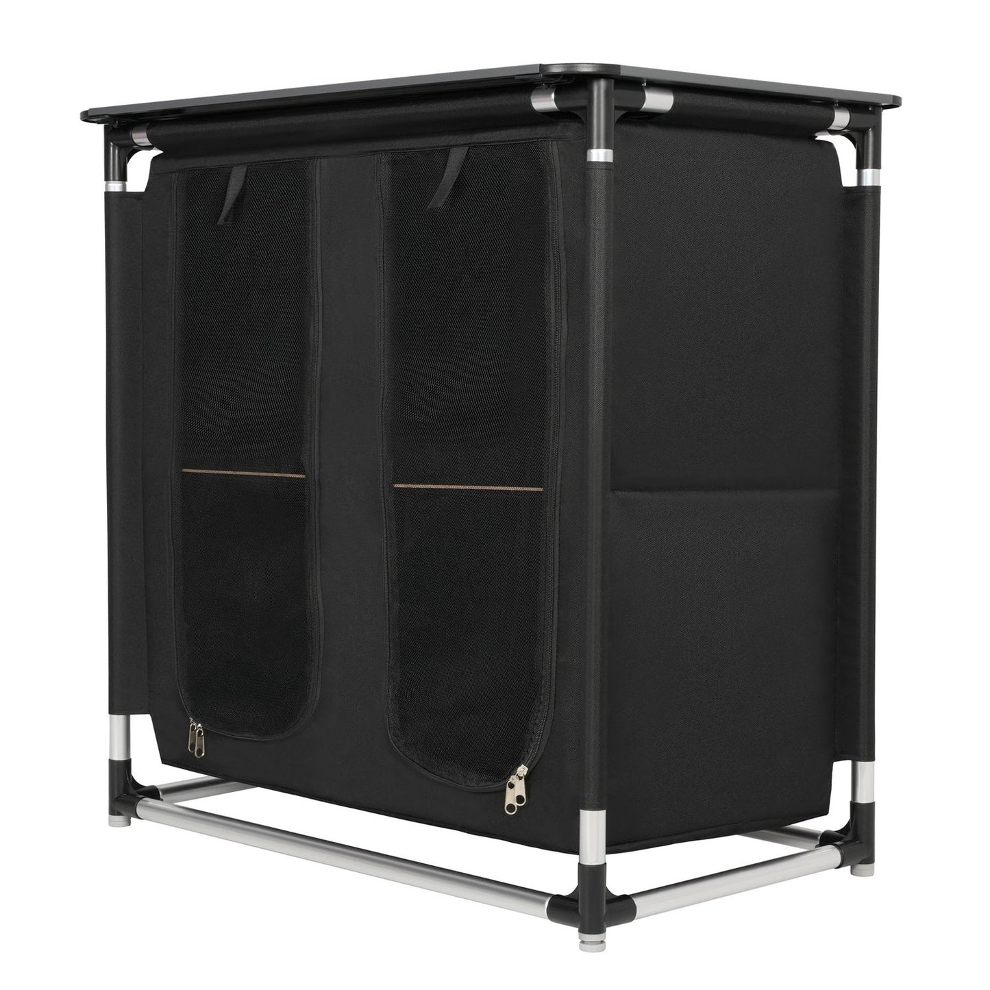 Folding Travel Locker with Top, Compact and Portable