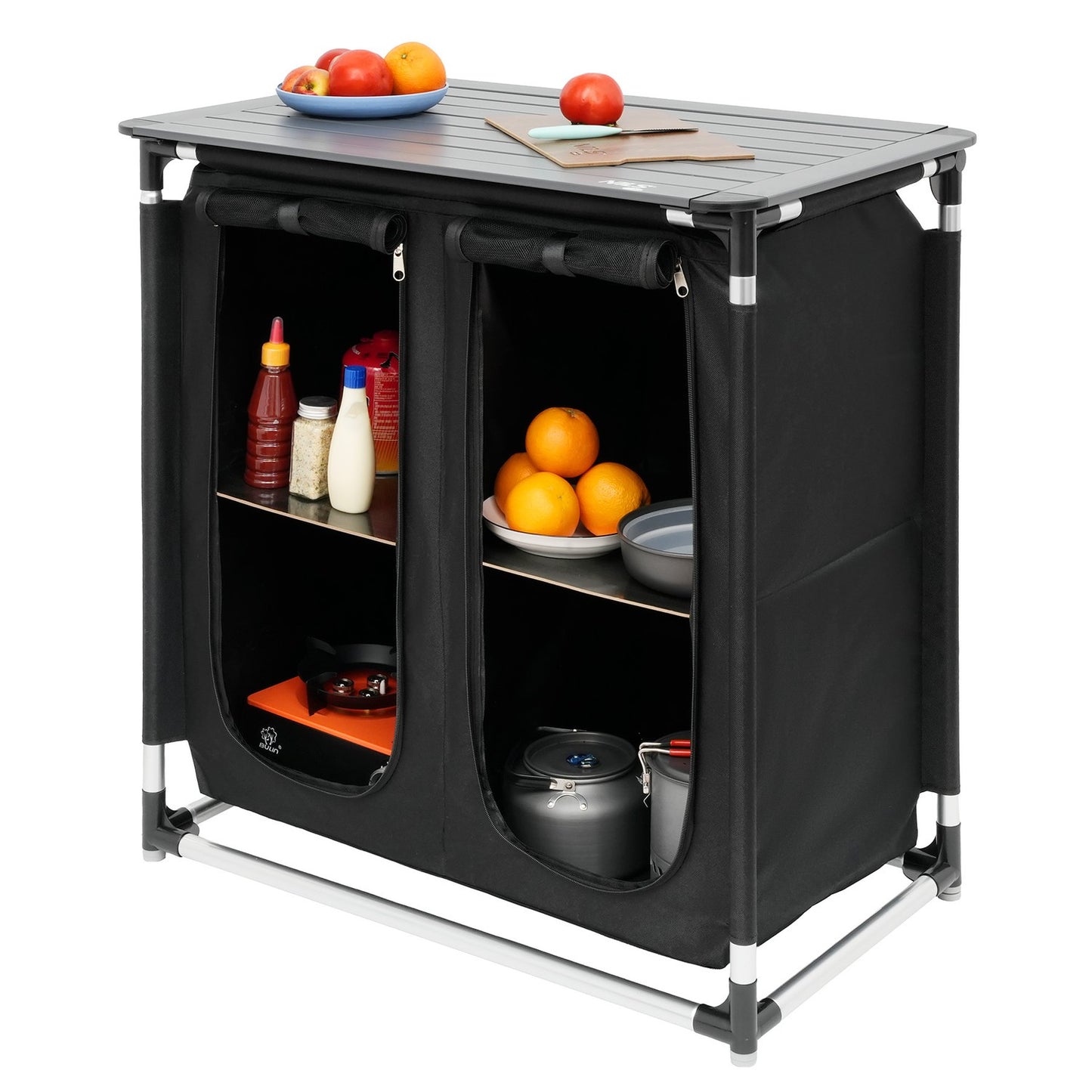 Folding Travel Locker with Top, Compact and Portable