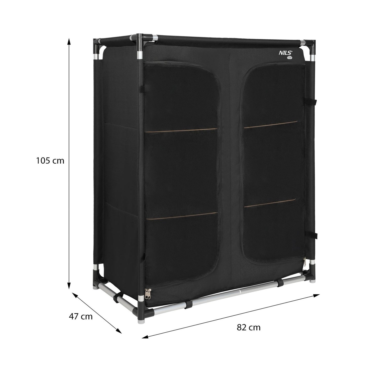 Folding Travel Locker with Top, XL Size