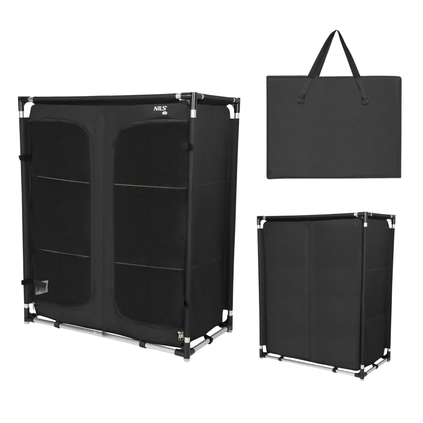 Folding Travel Locker with Top, XL Size