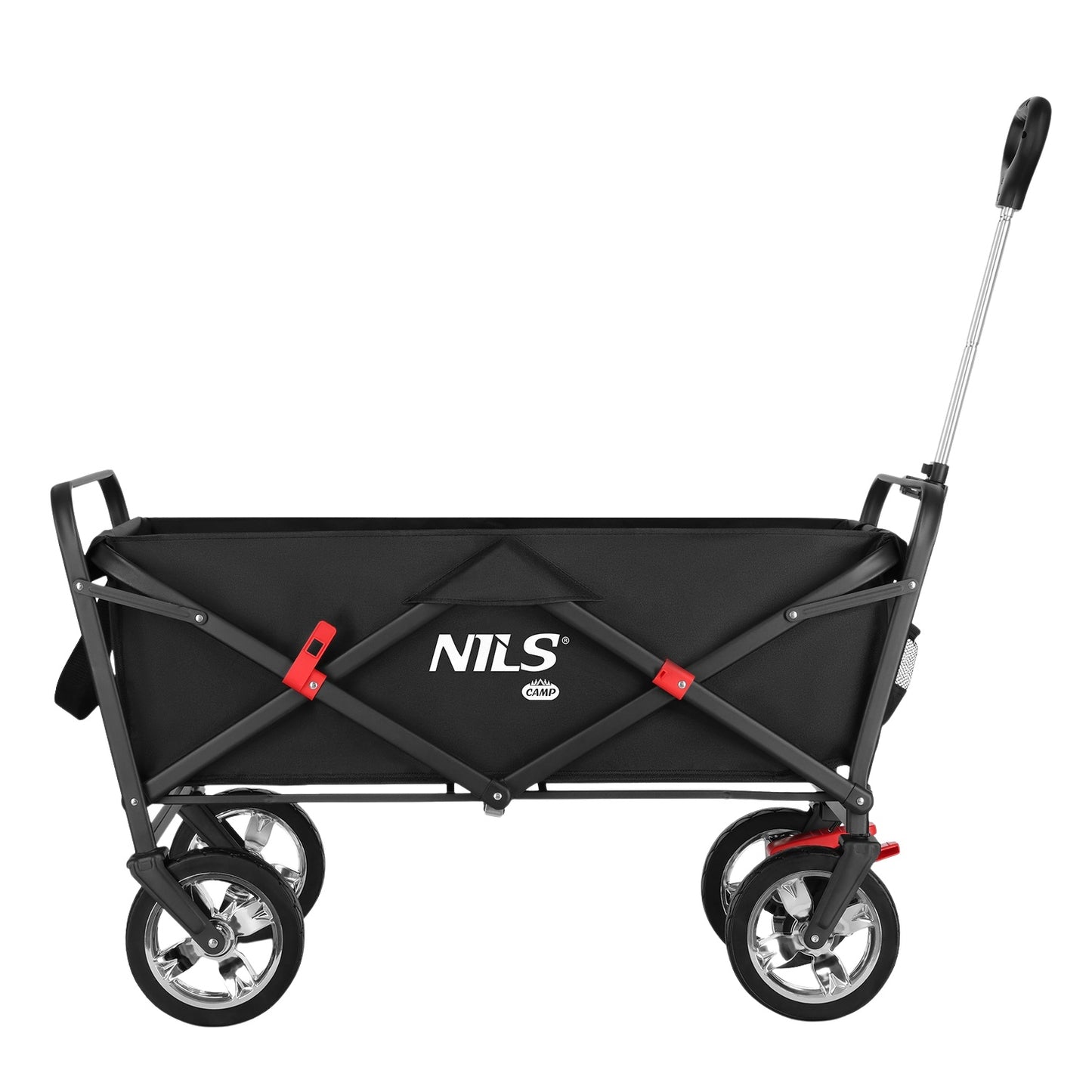 Folding Wagon, Black, 120L Capacity