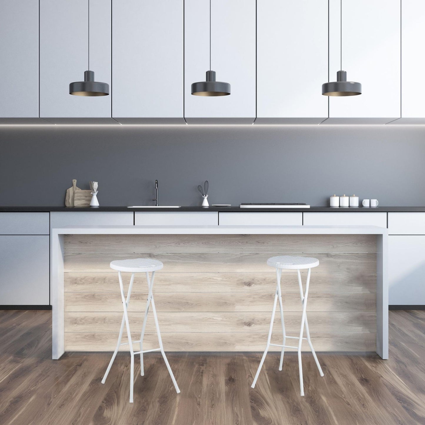 Folding bar stools BASTIAN