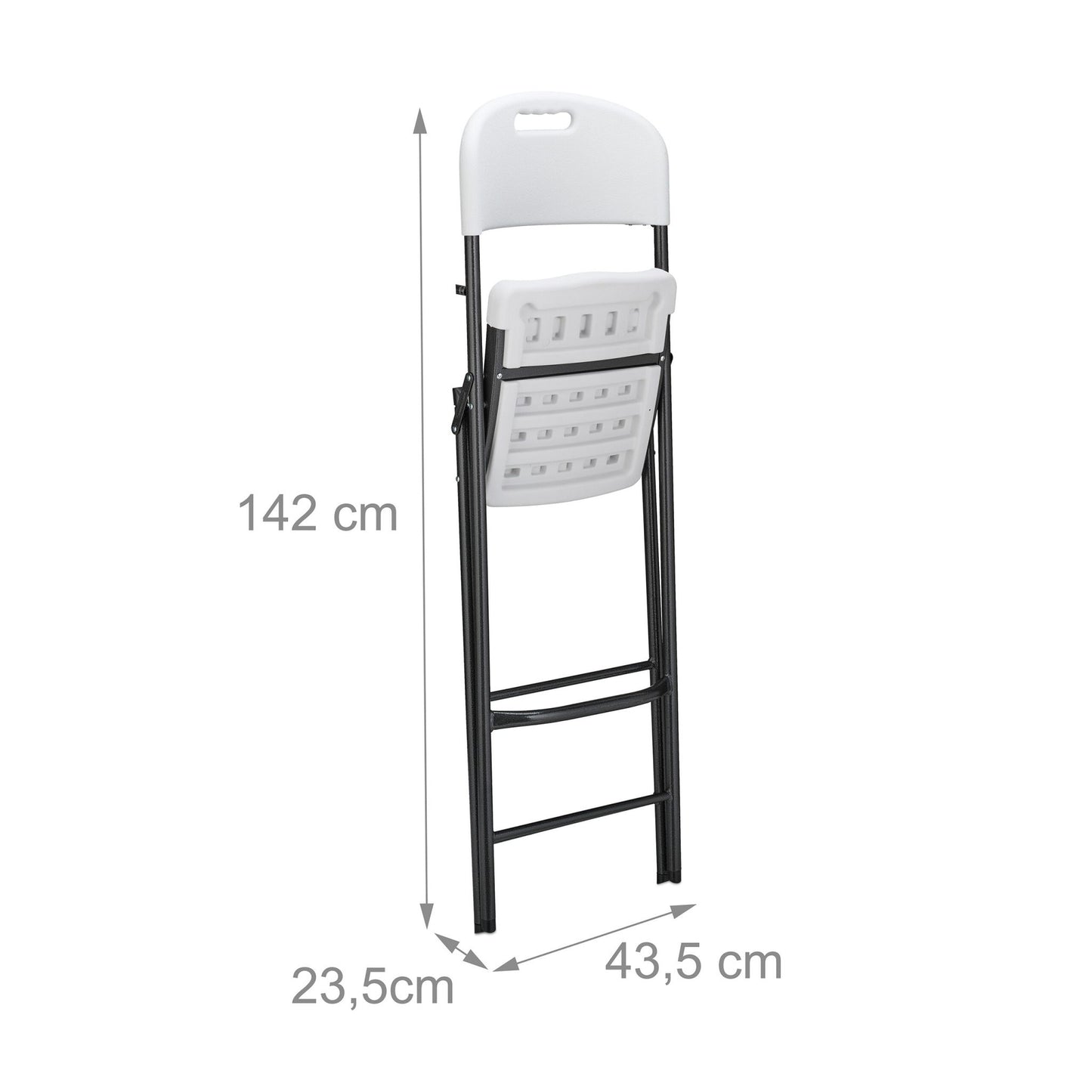 Folding bar stool set of 2