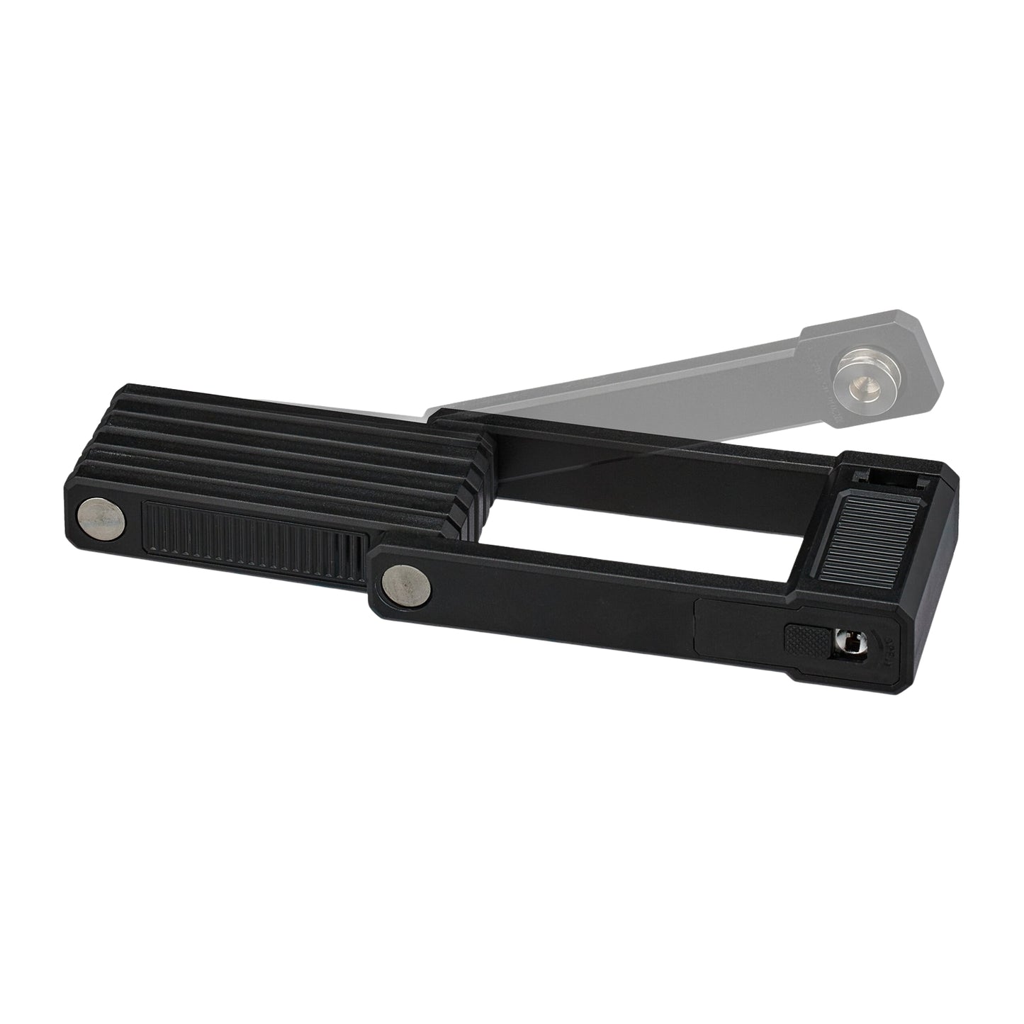 Folding bicycle lock with key