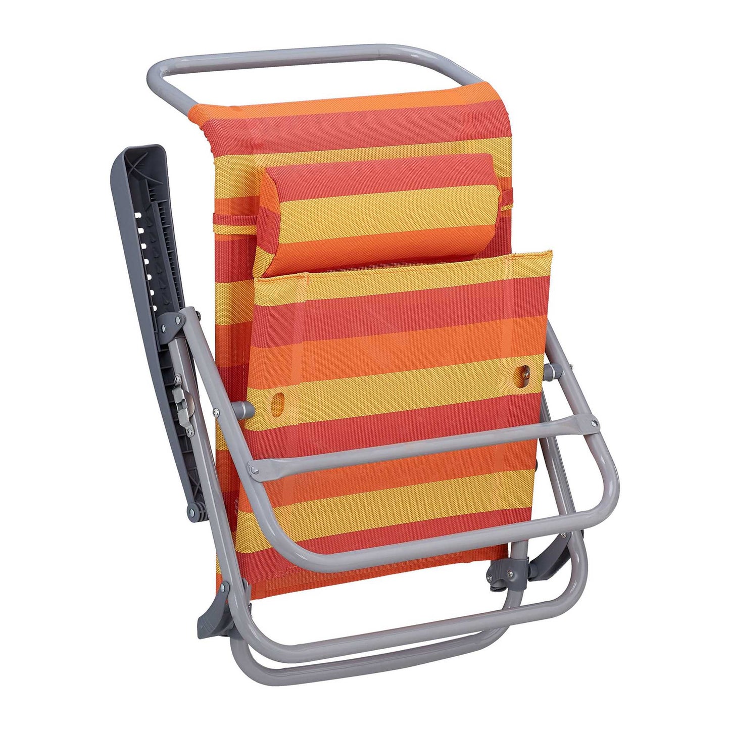 Folding brass chair