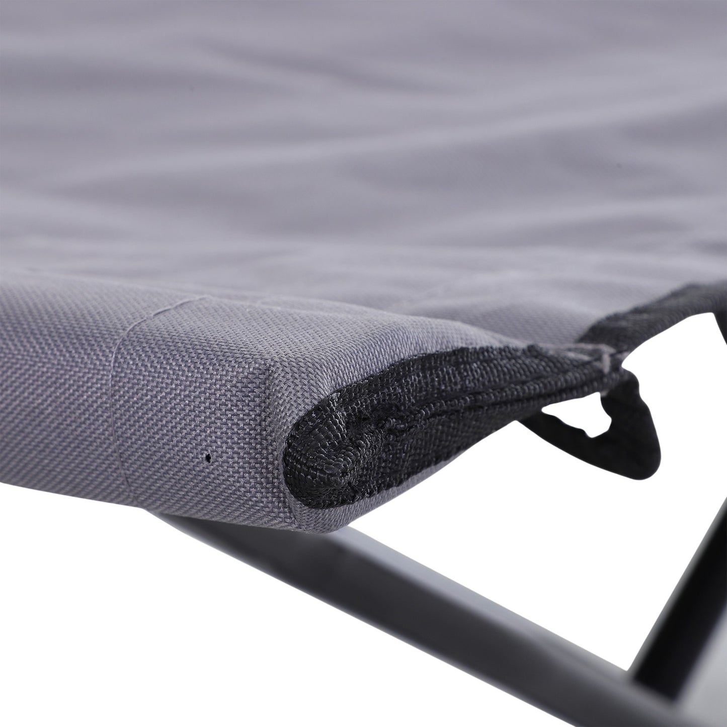 Folding camping bed for 2, 136 kg capacity, with bag