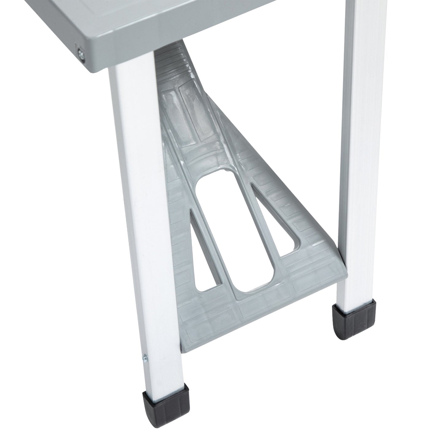 Folding camping picnic table with 4 aluminum chairs