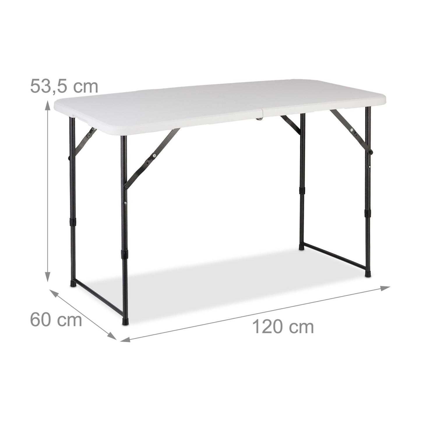 Folding camping table