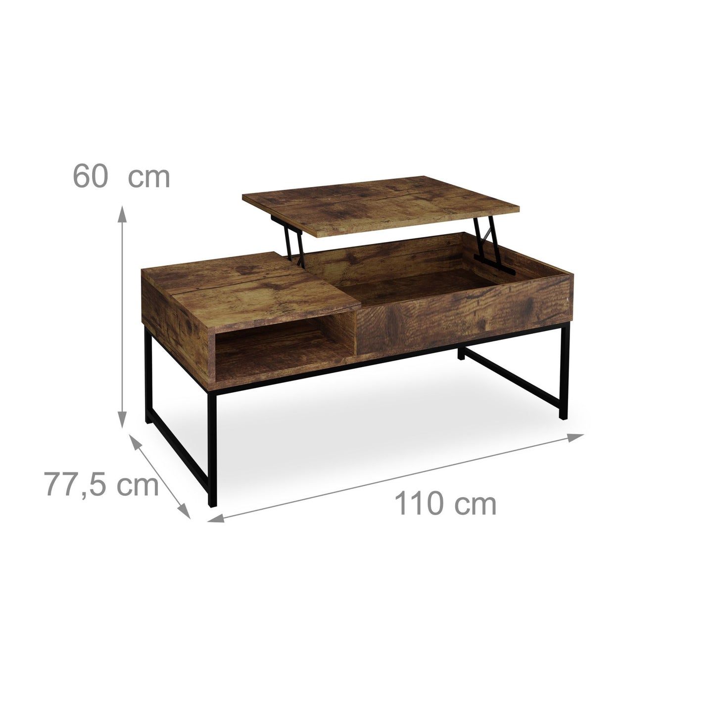 Folding coffee table