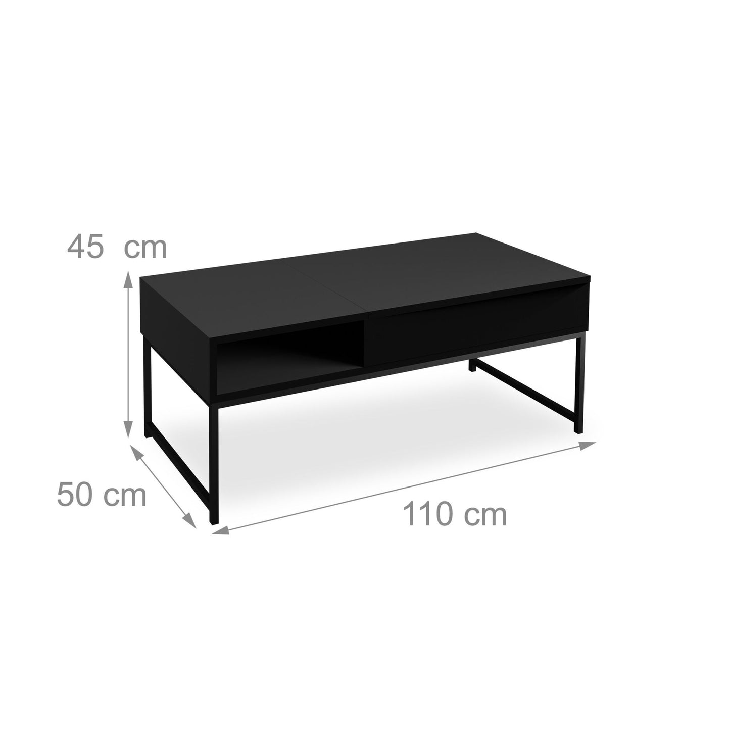 Folding coffee table